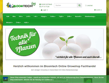 Tablet Screenshot of bloomtech.de